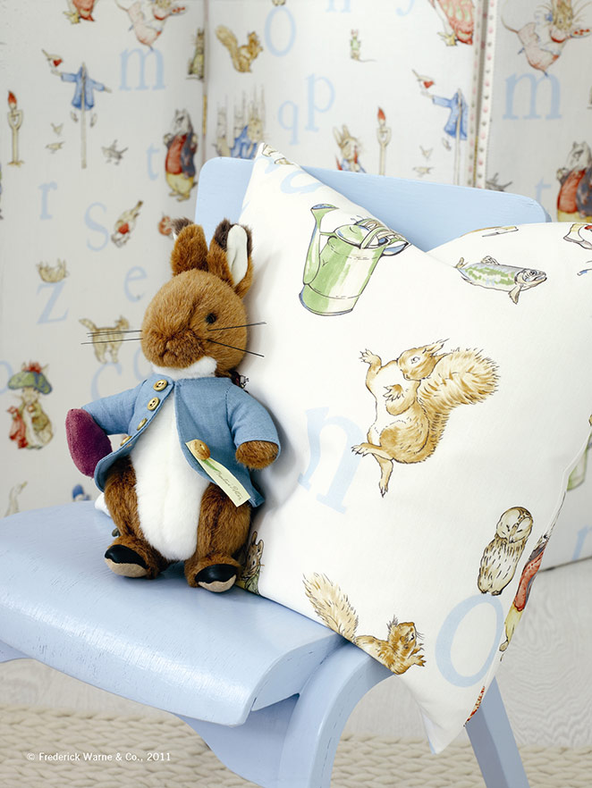 Jane Churchill Alphabet Beatrix Potter - HD Wallpaper 