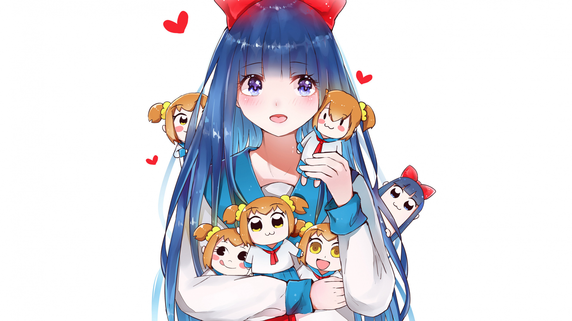 Pipimi, Pop Team Epic, Beautiful Dolls, Anime Girls, - Team Pop Epic Iphone - HD Wallpaper 