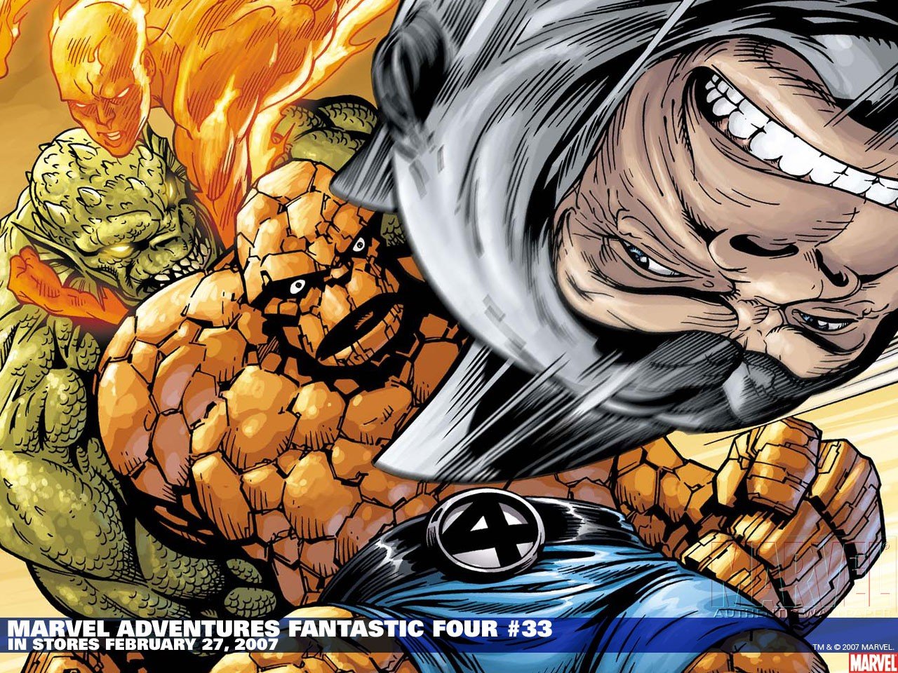 Best Fantastic Four Comics Wallpaper Id - Marvel Thing Vs Rhino - HD Wallpaper 