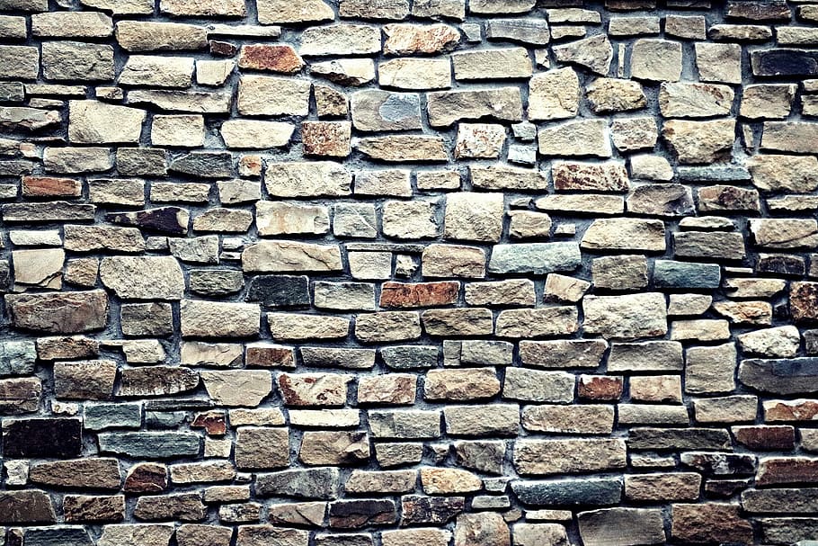Gray And Black Stone Wall, Background, Web, Masonry, - Brick Wall Hd Background - HD Wallpaper 