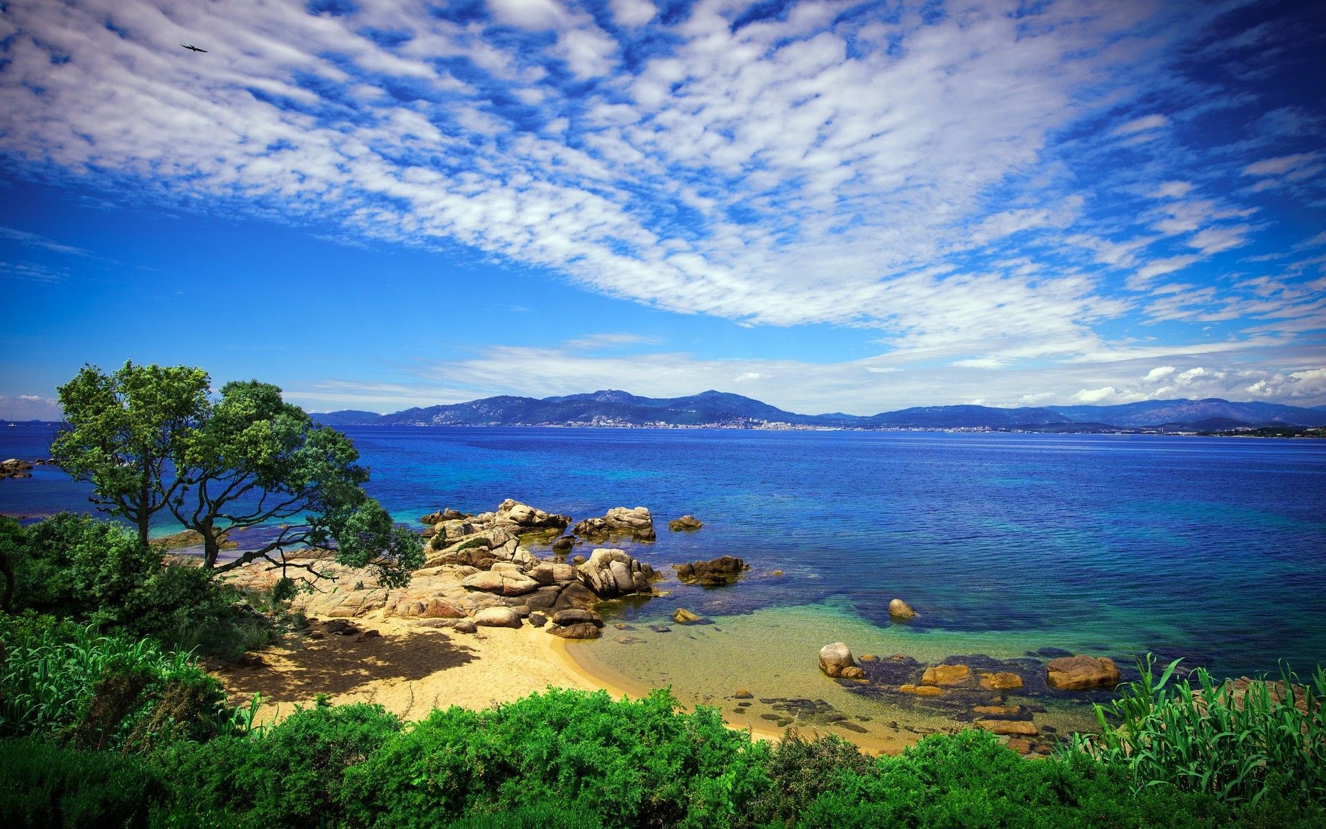 Mediterranean Wallpaper 
 Data Src Top Mediterranean - Corse Fond D Ecran - HD Wallpaper 