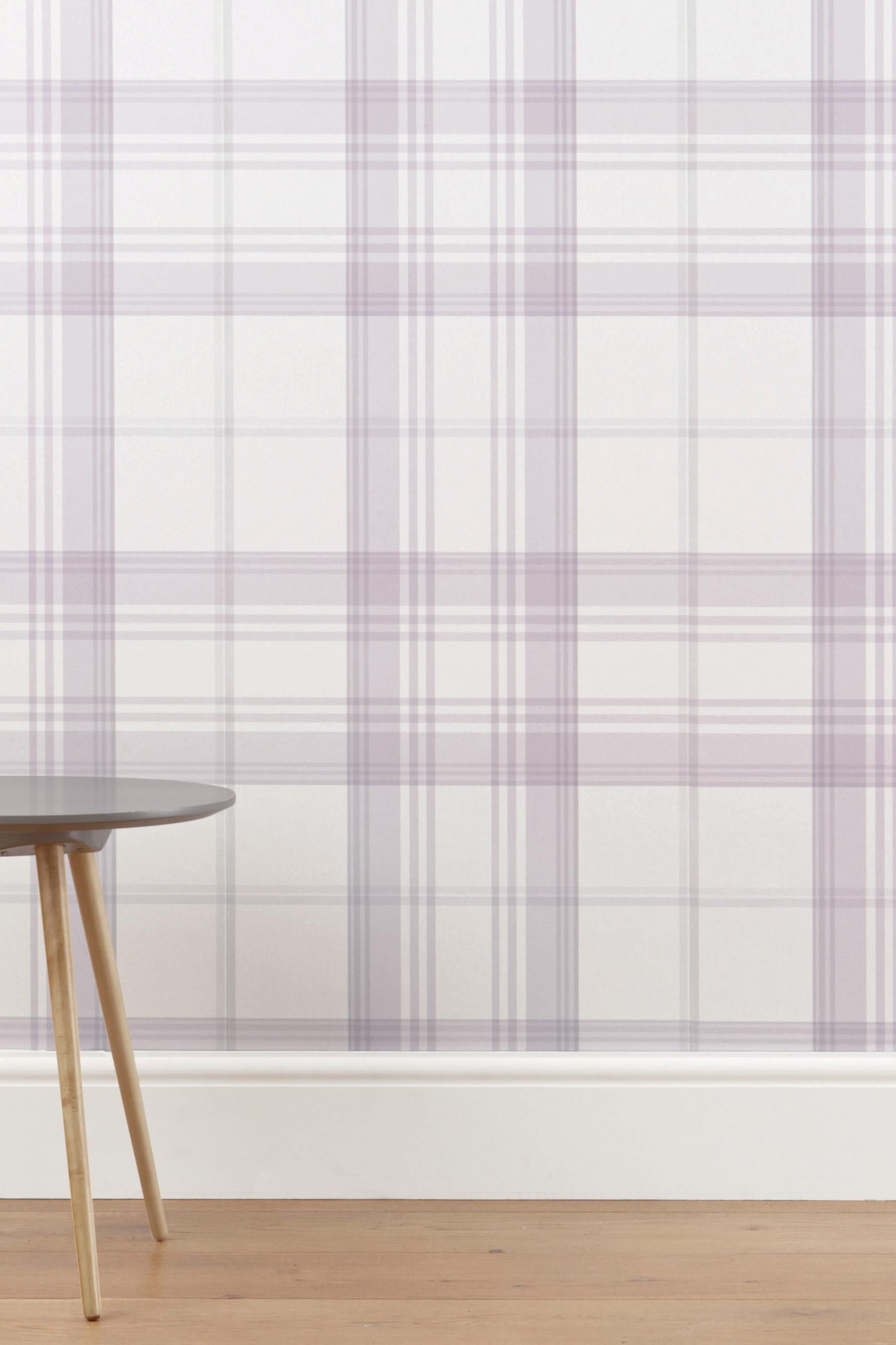 Lilac And Grey Tartan - HD Wallpaper 