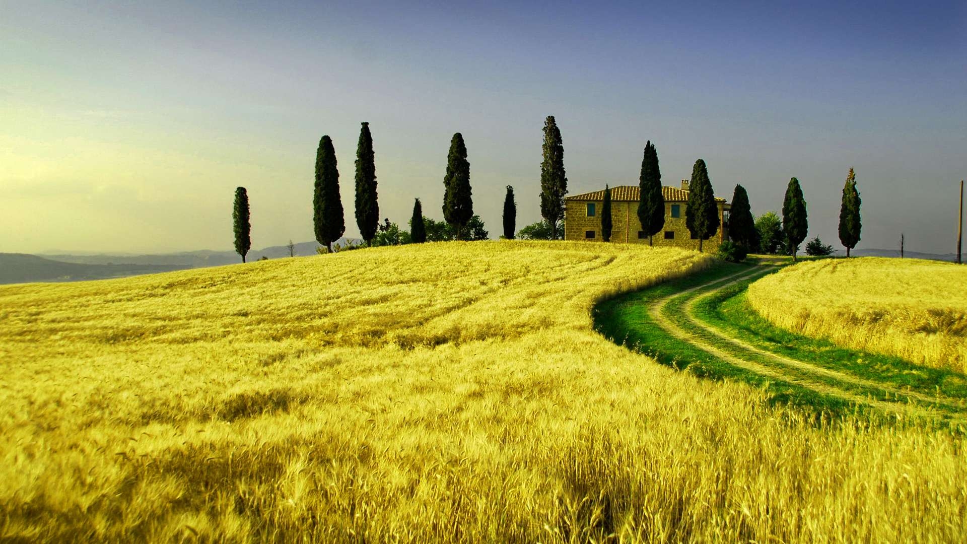 Tuscany Desktop Background - HD Wallpaper 