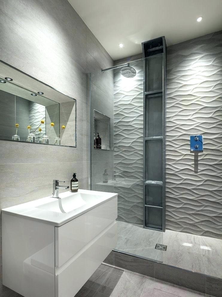 Modern Bathroom Wallpaper Elegant Modern Bathrooms - Textured Shower Wall Tiles - HD Wallpaper 