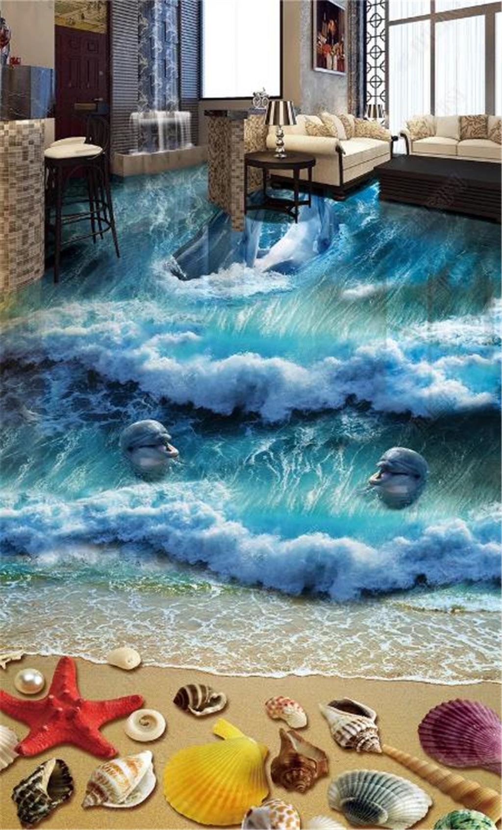 Stickers Sol 3d Trompe L Oeil - HD Wallpaper 