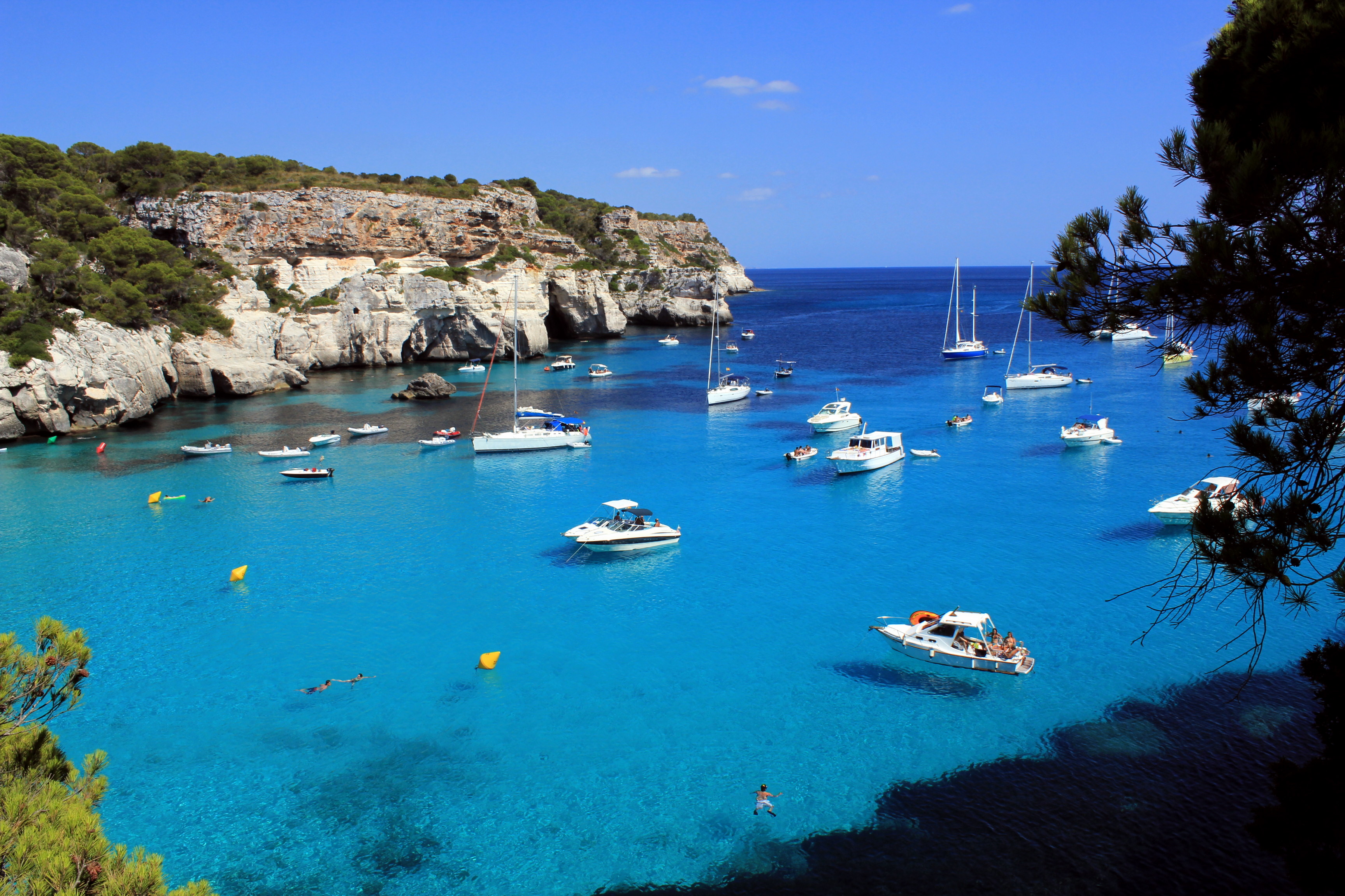 2015 Mediterranean - Cala Macarella - HD Wallpaper 