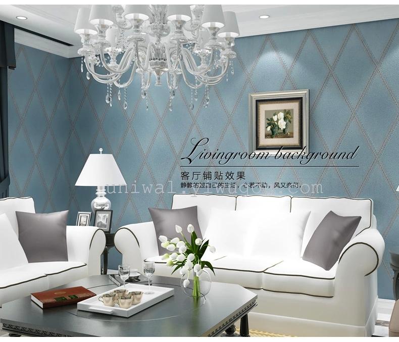 Quilted Nonwoven Fabric Modern Minimalist Backdrop - Living Room - HD Wallpaper 