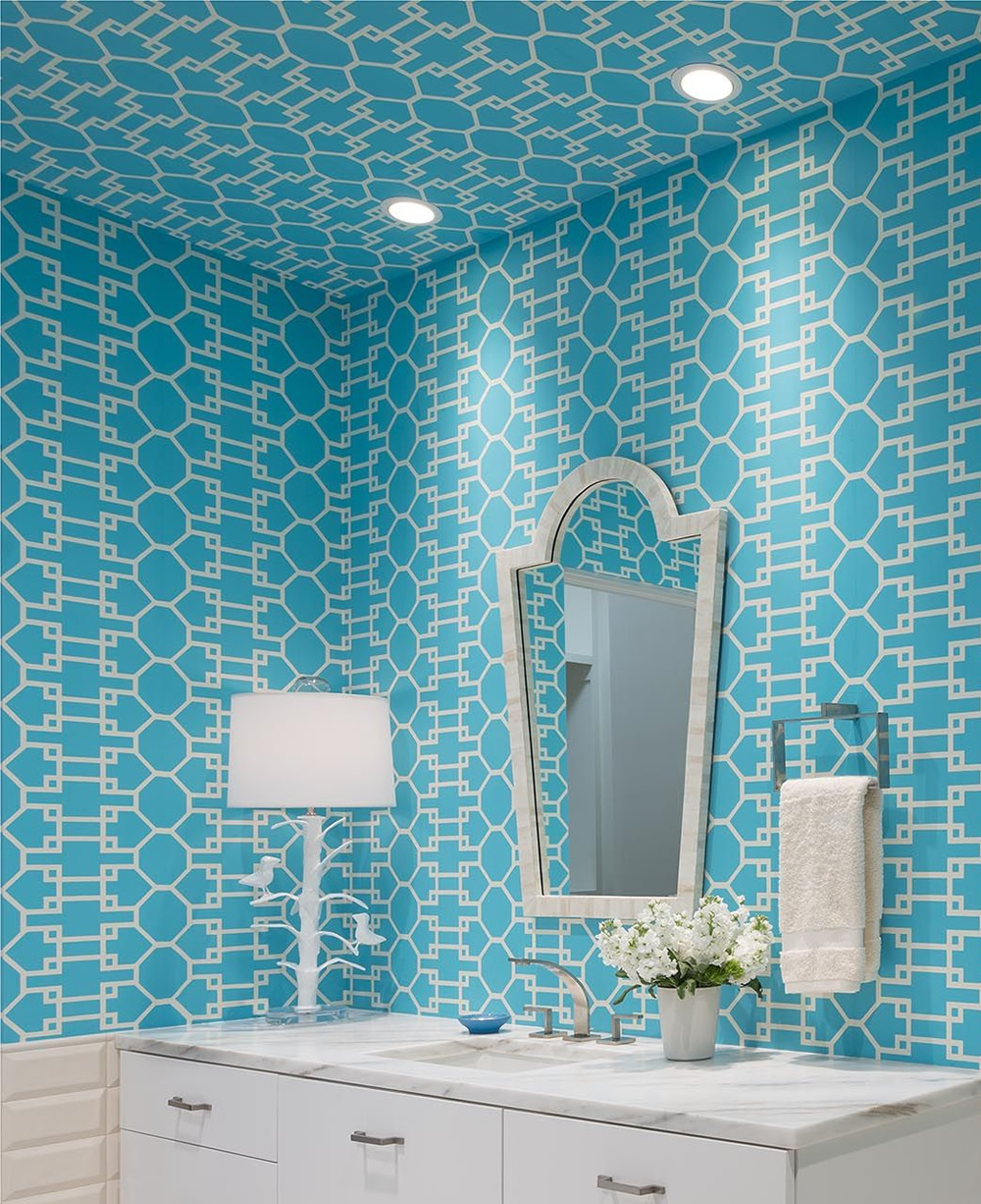 Quadrille Brighton Reverse Wallpaper By Denise Mcgaha - Tashkent - HD Wallpaper 