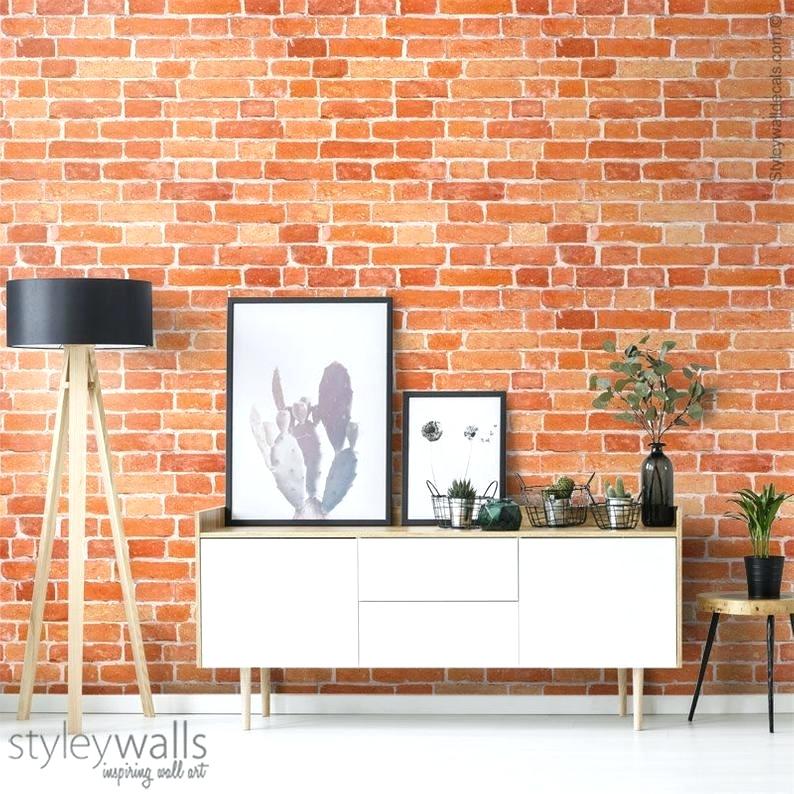 Red Brick Wallpaper For Walls Bricks Pattern Orange - HD Wallpaper 