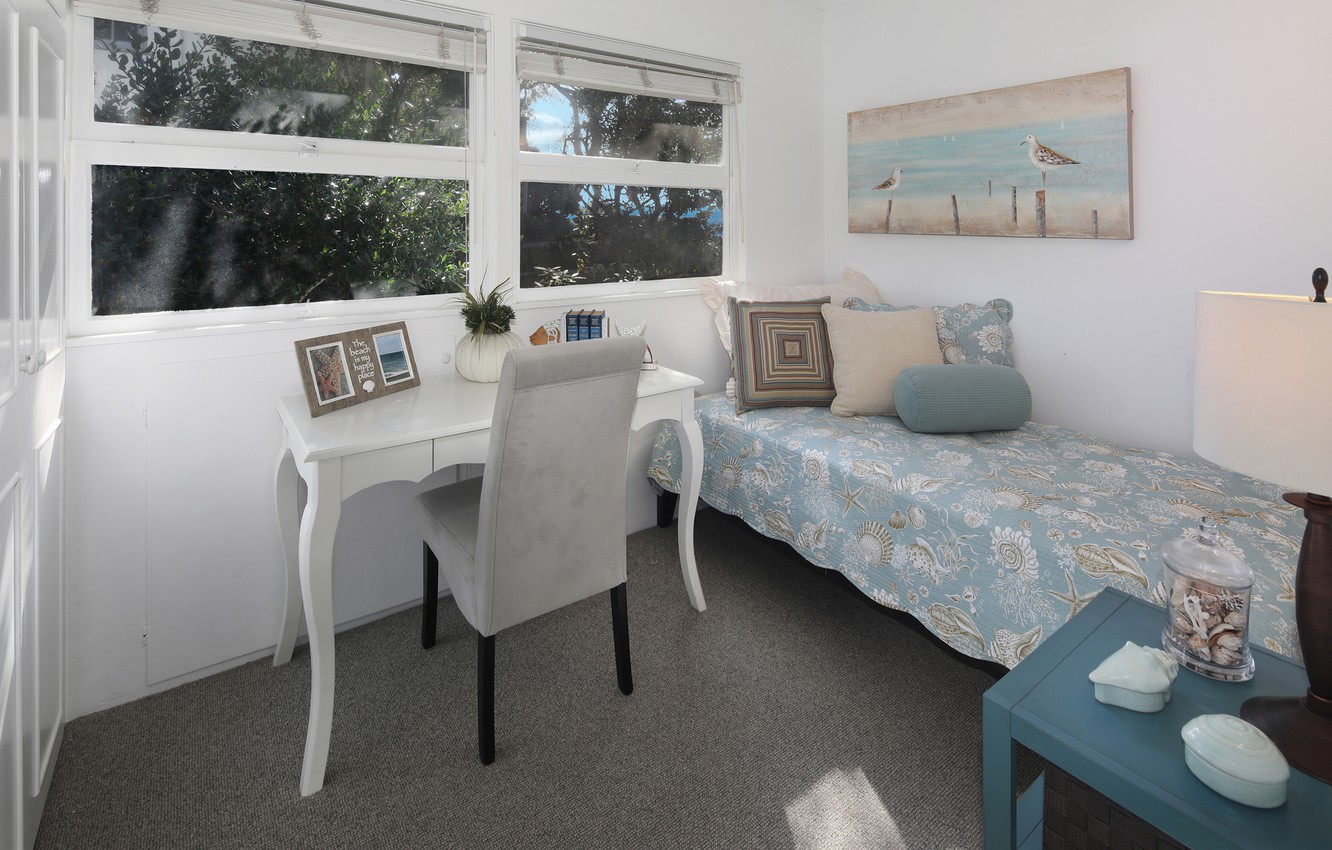 Photo Wallpaper Photo, Design, Bed, Interior, Bedroom, - Living Room - HD Wallpaper 