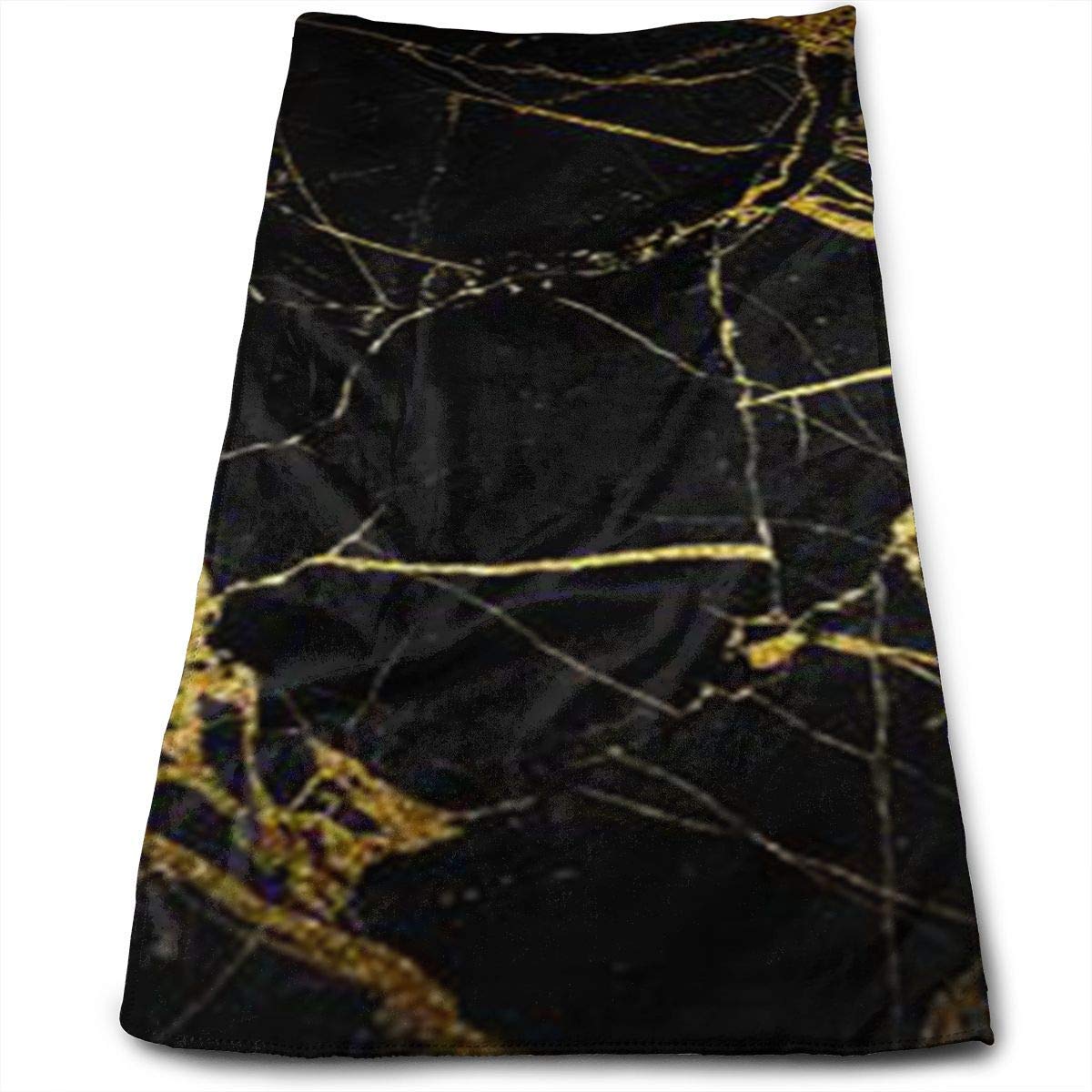 Gold And Black Bathroom Towels - HD Wallpaper 