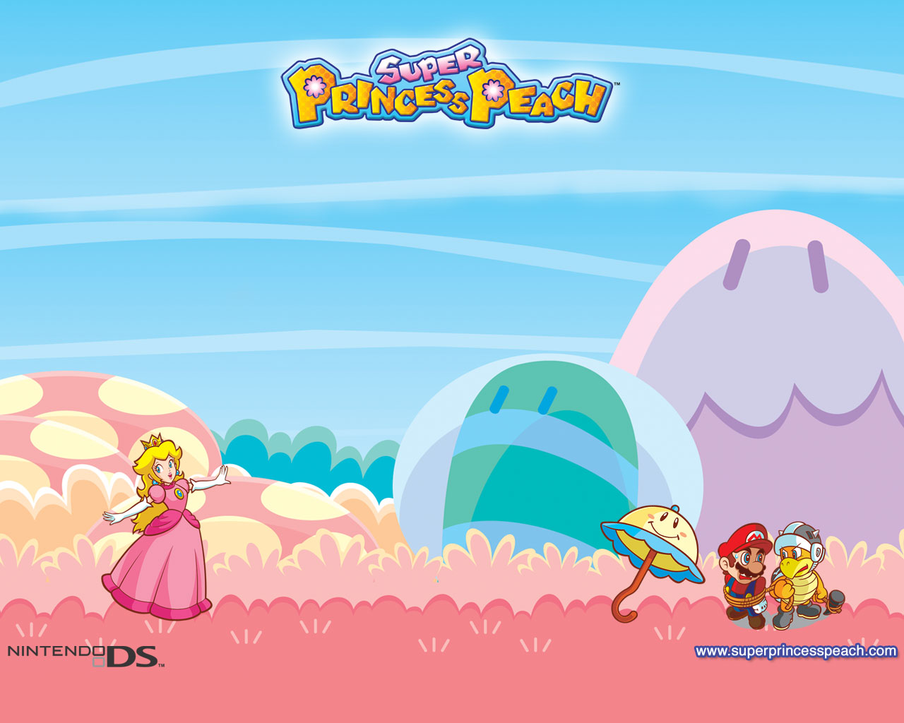 Super Princess Peach Background - HD Wallpaper 