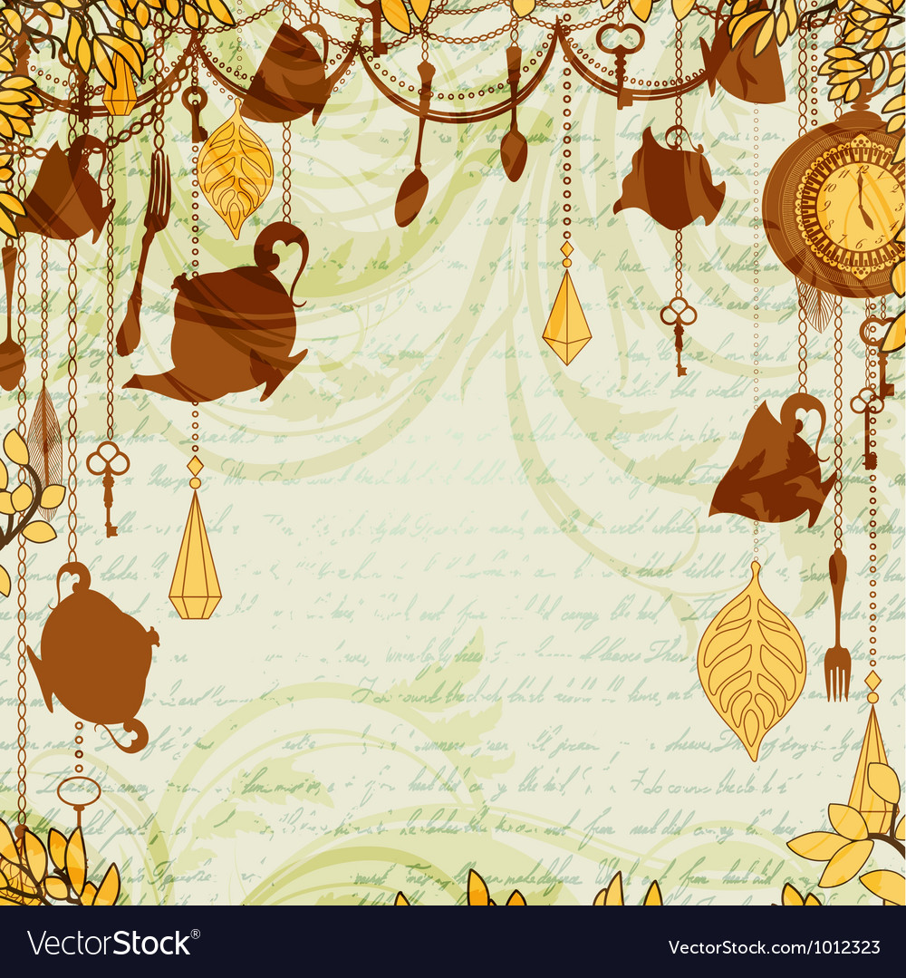 Alice In Wonderland Tea Party Background - HD Wallpaper 