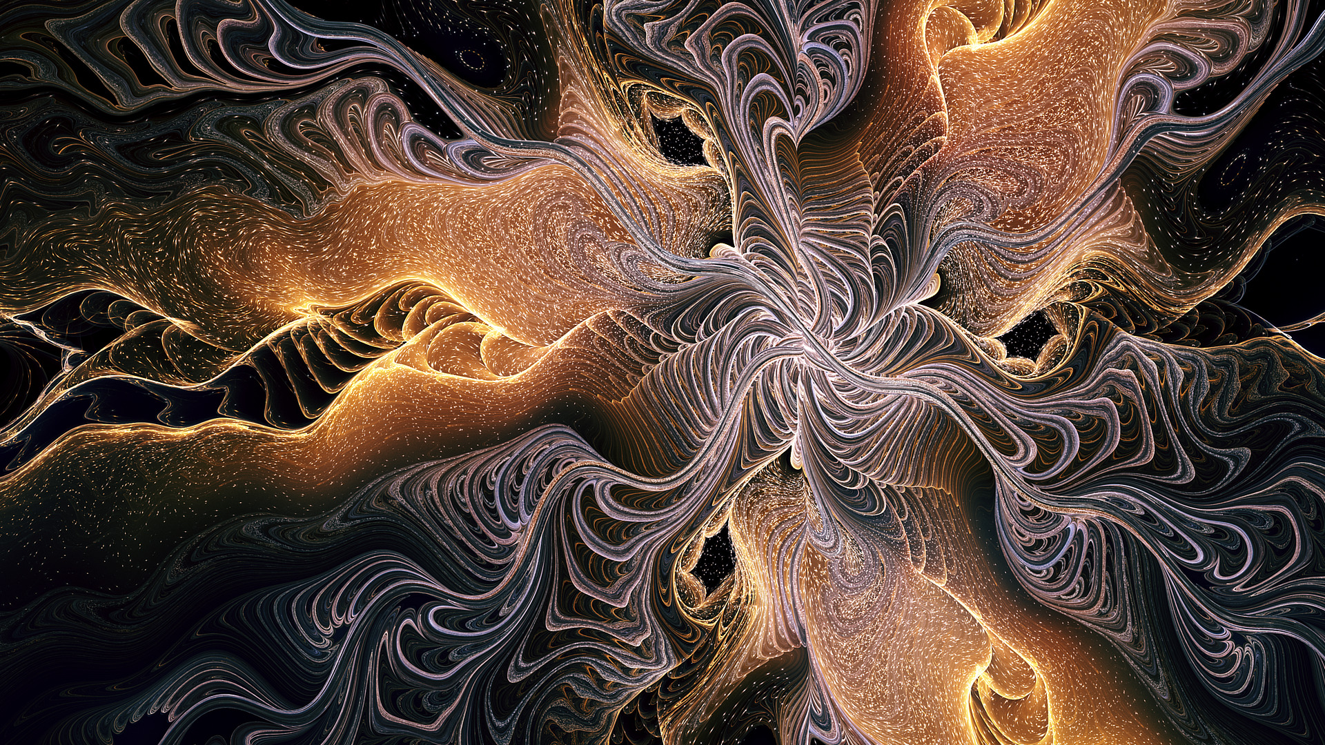 Fractal Dark - HD Wallpaper 