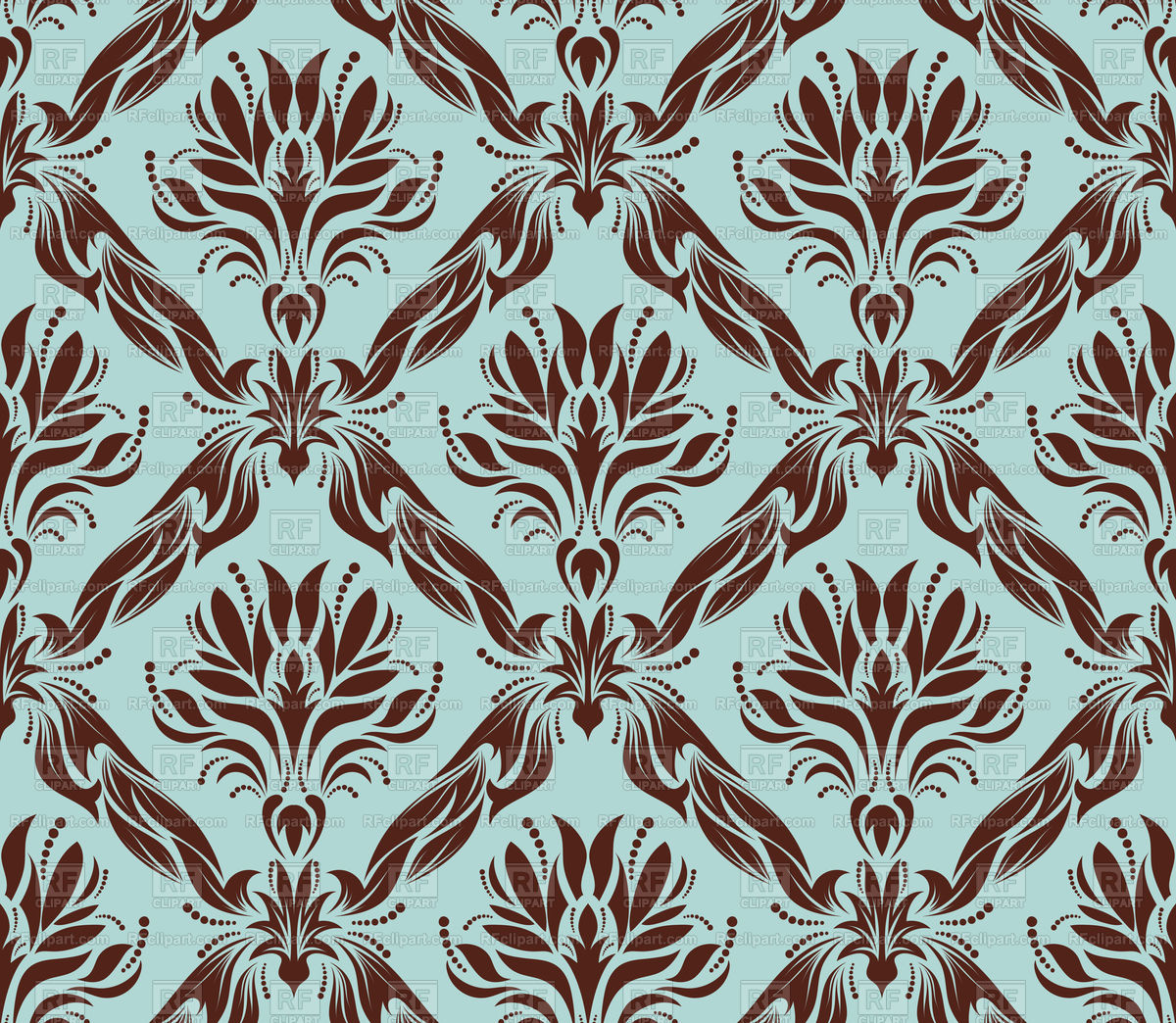 Damask Pattern - HD Wallpaper 