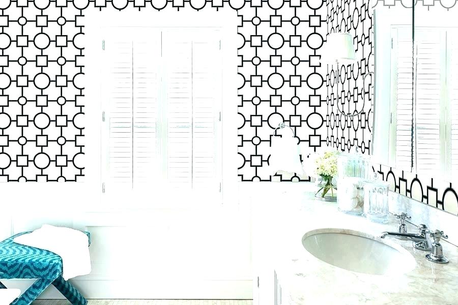 Best Wallpaper For Bathrooms Bathroom Wallpaper Borders - Wall Paper For Bathroom - HD Wallpaper 