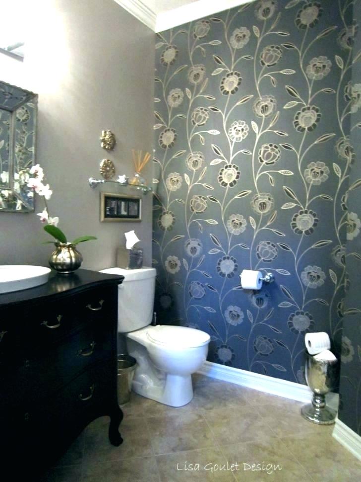 Powder Room Wallpaper One Wall - HD Wallpaper 