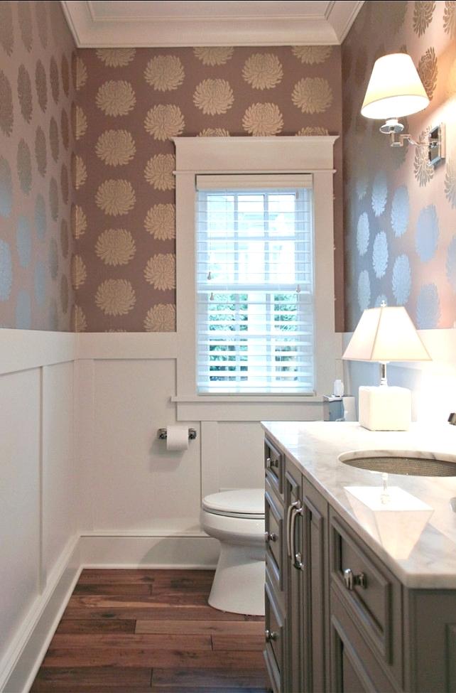 Bathroom Wallpaper Modern Half Paint Ideas Download - Half Wallpaper Half Paint Ideas - HD Wallpaper 