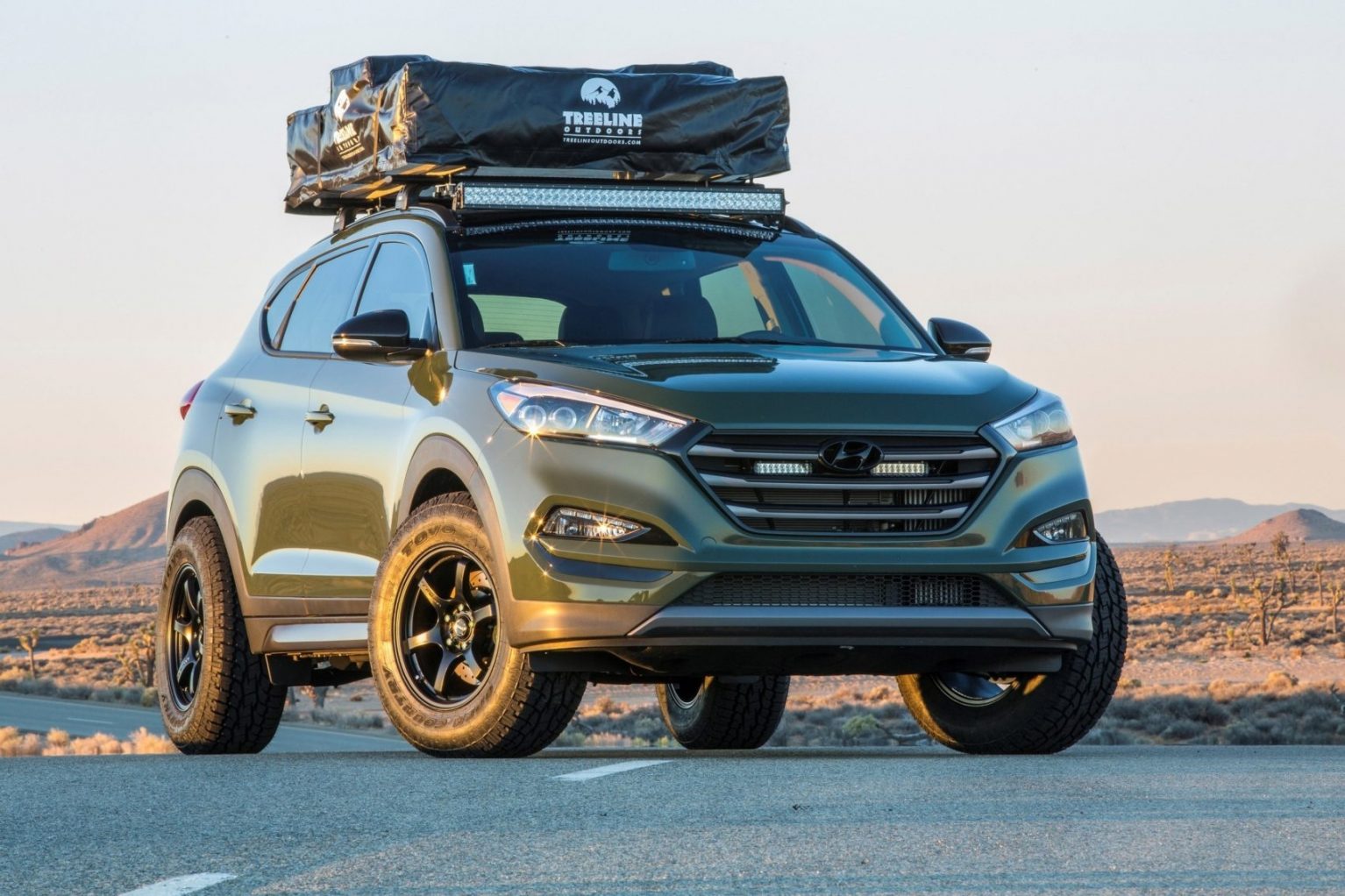 2019 Hyundai Tucson Side Wallpaper - Hyundai Tucson Big Tires - HD Wallpaper 