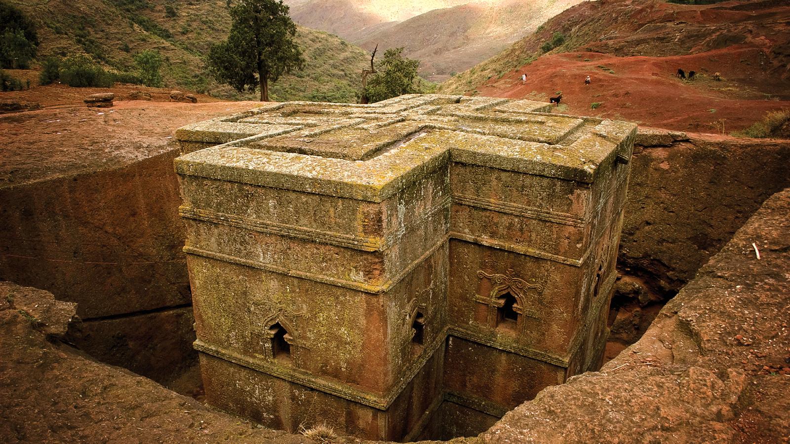 Sudan Images - Church Of Saint George, Lalibela - HD Wallpaper 