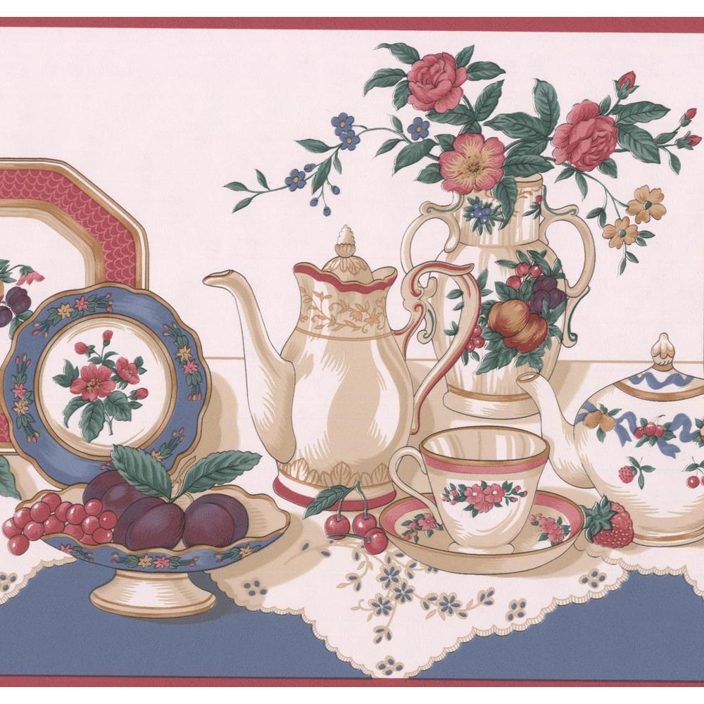 Tea Party Wallpaper Border - HD Wallpaper 
