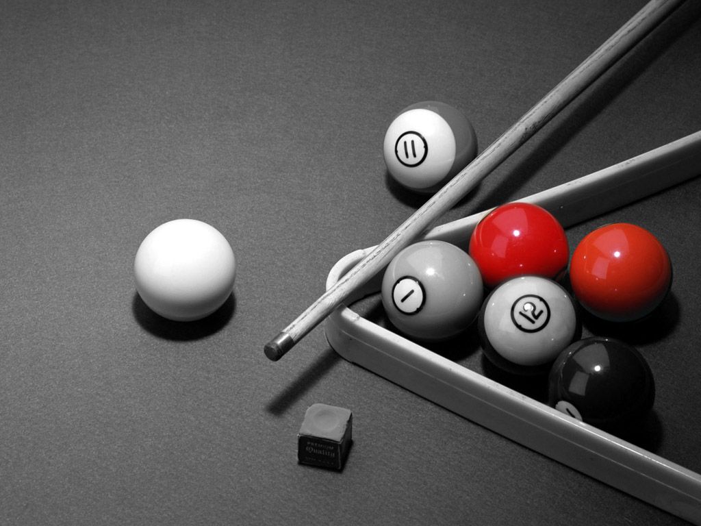 Billiard - Black And White Billiards - HD Wallpaper 
