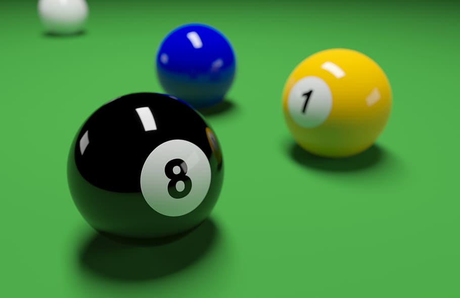 Eight-ball, 8 Ball, Pool, Billiard, Game, Snooker, - Background 8 Ball Pool 4k - HD Wallpaper 