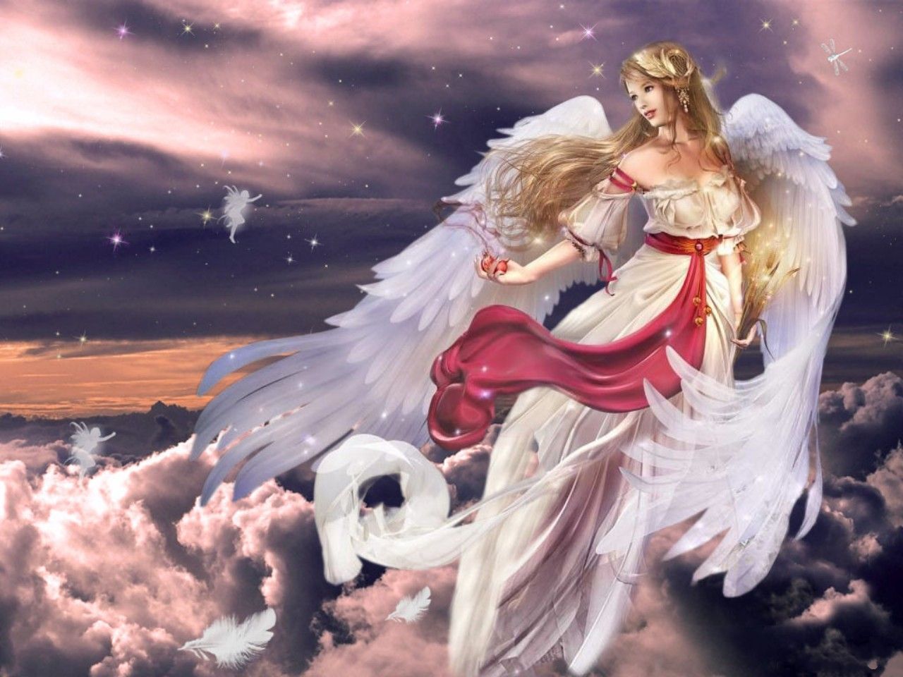 Beautiful Angel Of Love - HD Wallpaper 