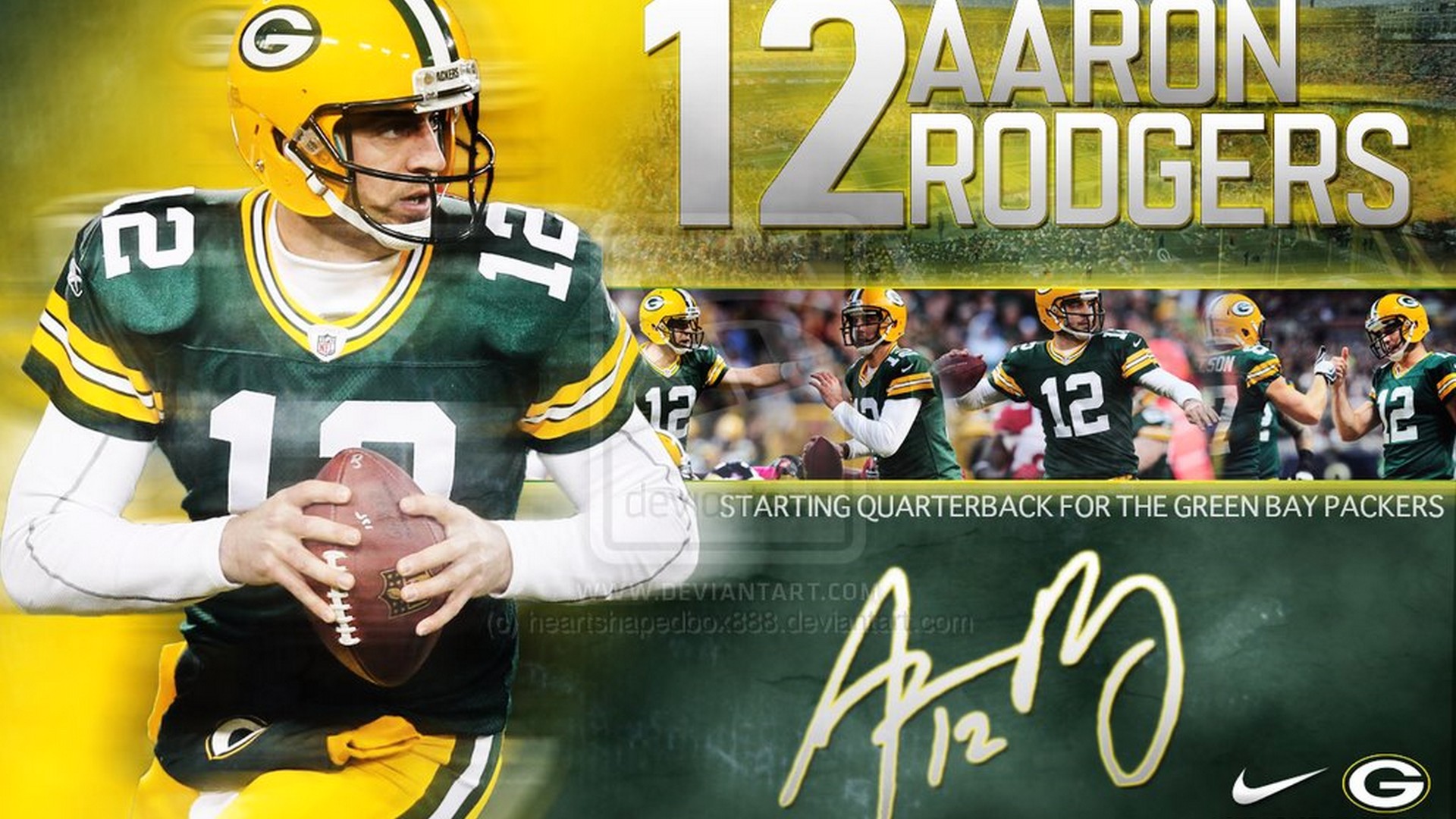 Hd Desktop Wallpaper Aaron Rodgers With High-resolution - Green Bay Packers Aaron Rodgers Wallpaper 2019 - HD Wallpaper 