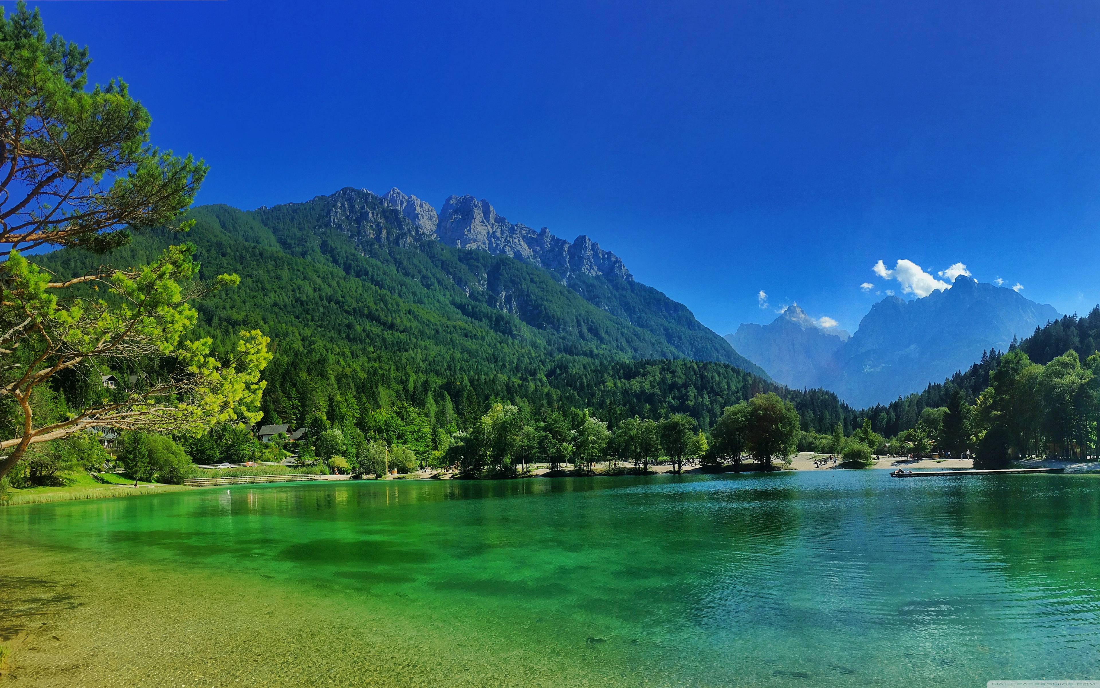 Lake Jasna Kranjska Gora - HD Wallpaper 