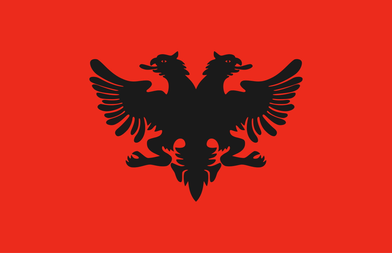 Flag Of Albania - HD Wallpaper 