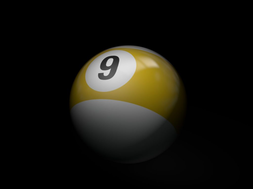 Nine Ball Wallpaper - Billiard Ball - HD Wallpaper 