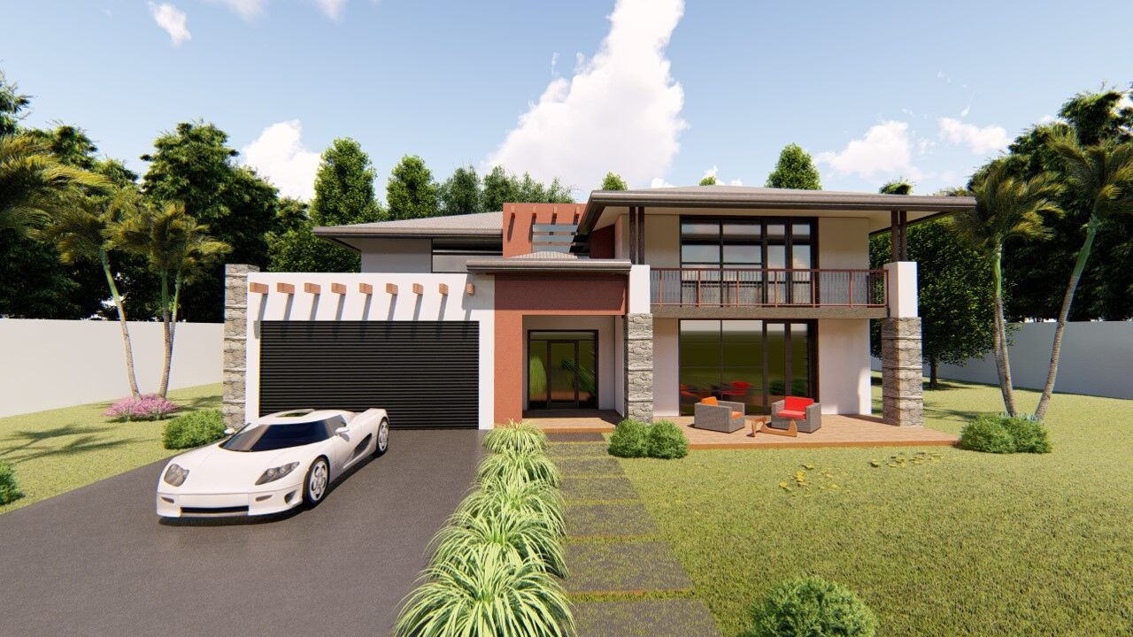Ethiopian House Plan Fresh Villa House Design In Ethiopia - Ghana Modern Villa - HD Wallpaper 