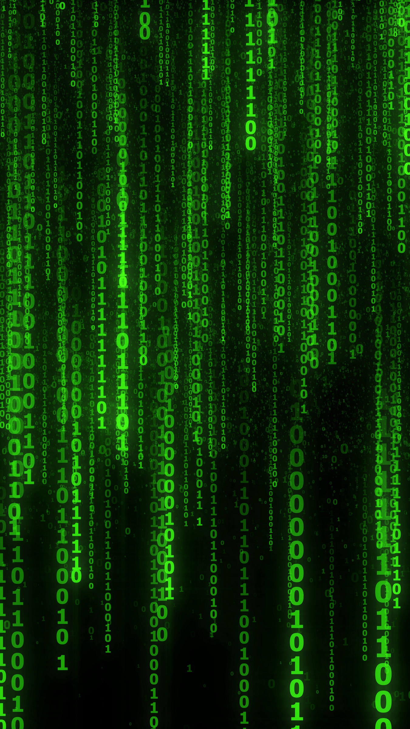 Wallpaper Binary Code, Code, Numbers, Green, Glow - Matrix Code Wallpaper Iphone 5 - HD Wallpaper 