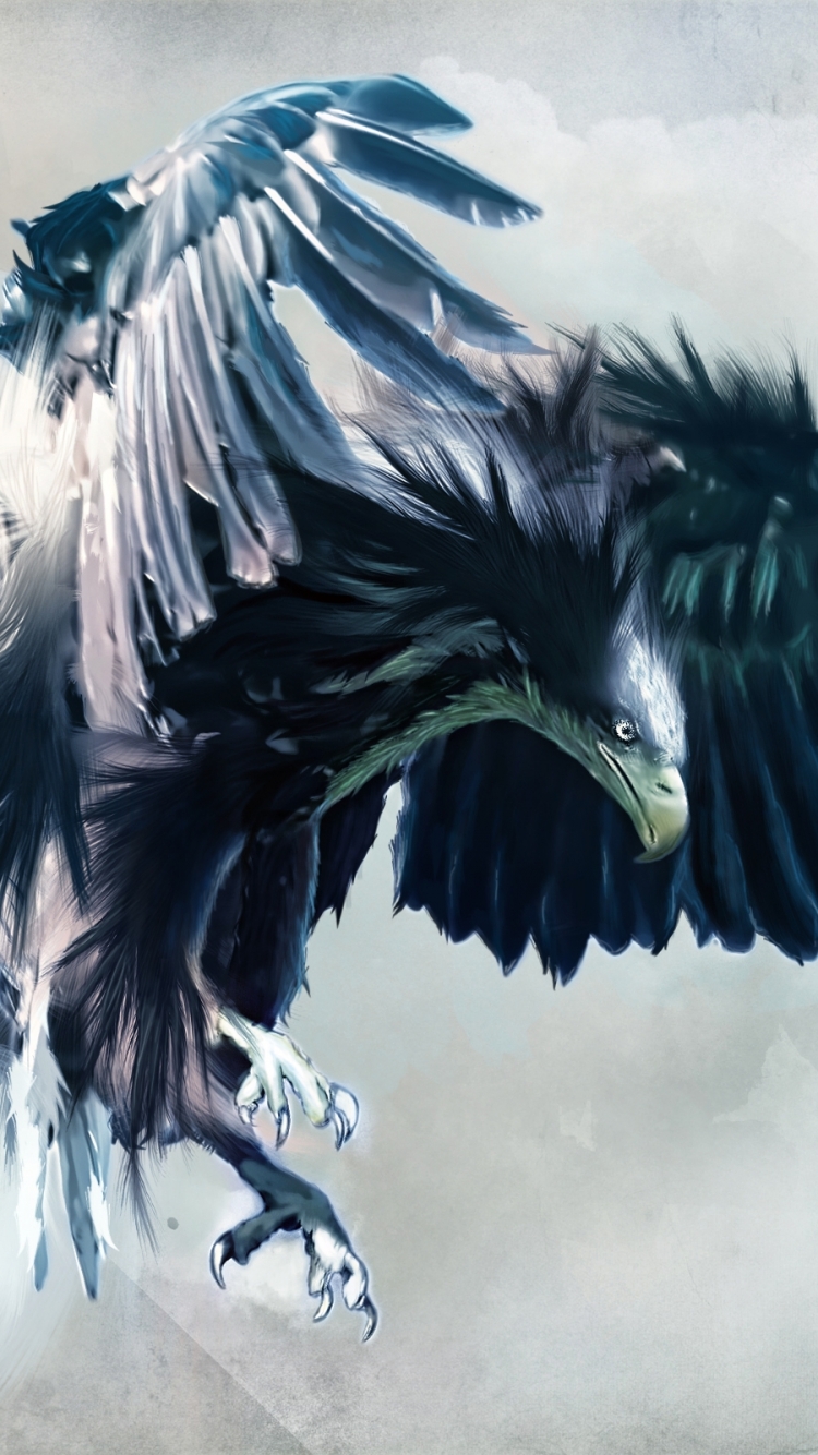 Black Eagle Wallpaper Hd - HD Wallpaper 