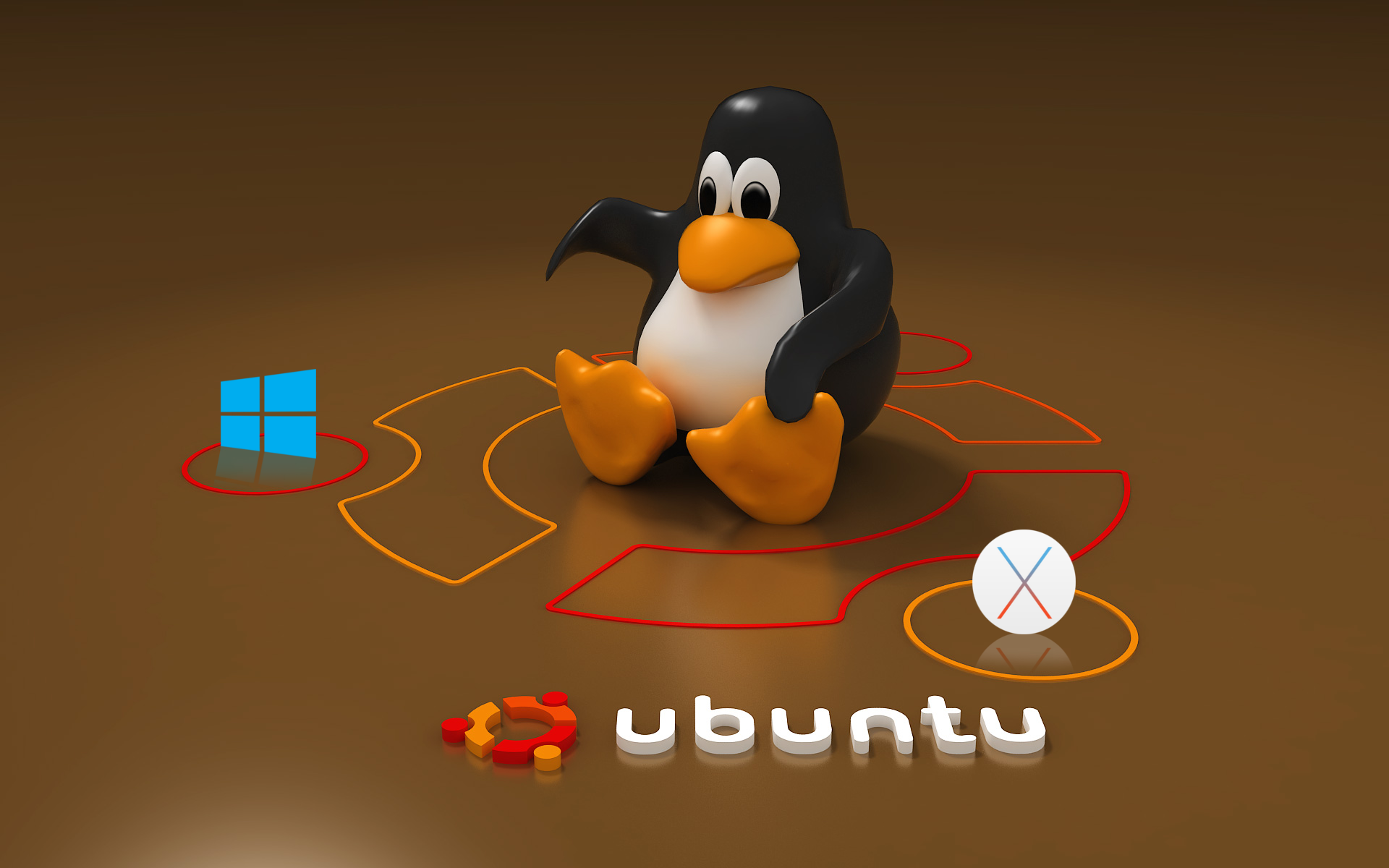 Ubuntu 3d - HD Wallpaper 