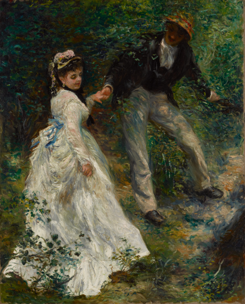 Pierre-auguste Renoir - Pierre Auguste Renoir La Promenade - HD Wallpaper 