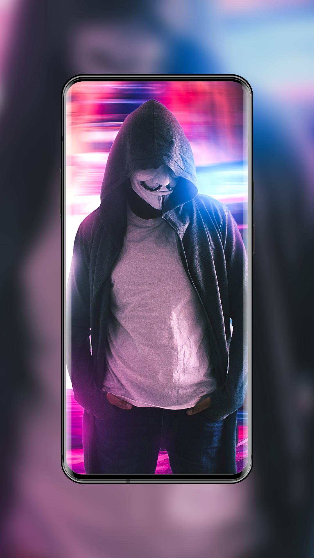 Anonymous Neon - HD Wallpaper 
