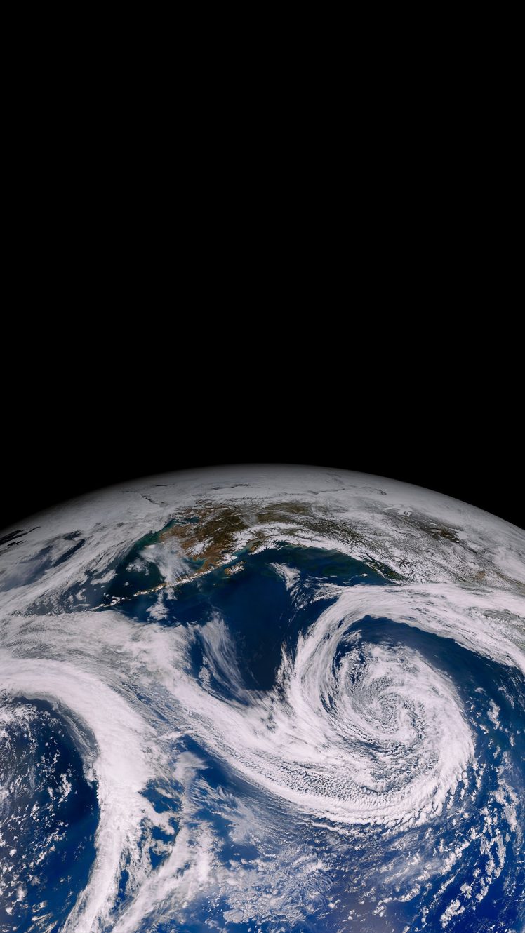 Earth From Space Portrait - HD Wallpaper 