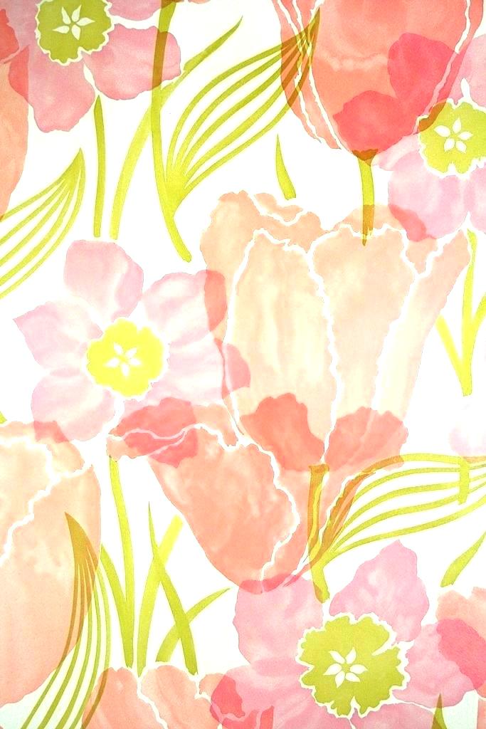 Large Print Floral Wallpaper Pink Wallpaper Floral - Tulip - HD Wallpaper 
