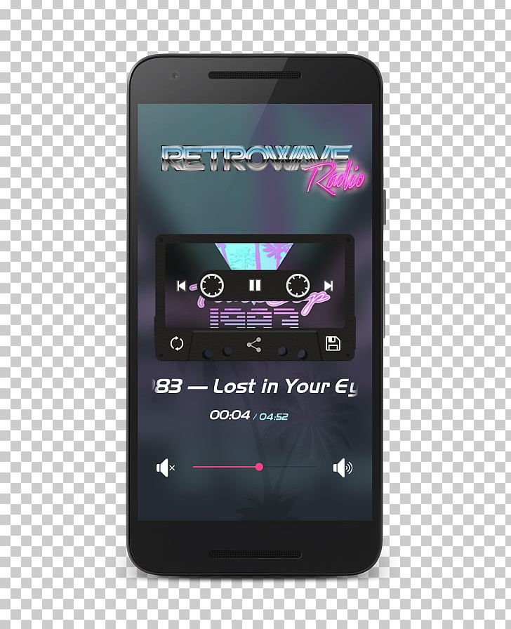 Feature Phone Smartphone Handheld Devices Synthwave - Mobile App Screen Png - HD Wallpaper 