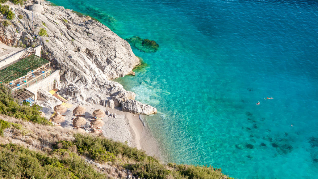 The Albanian Coastline - Sea - HD Wallpaper 