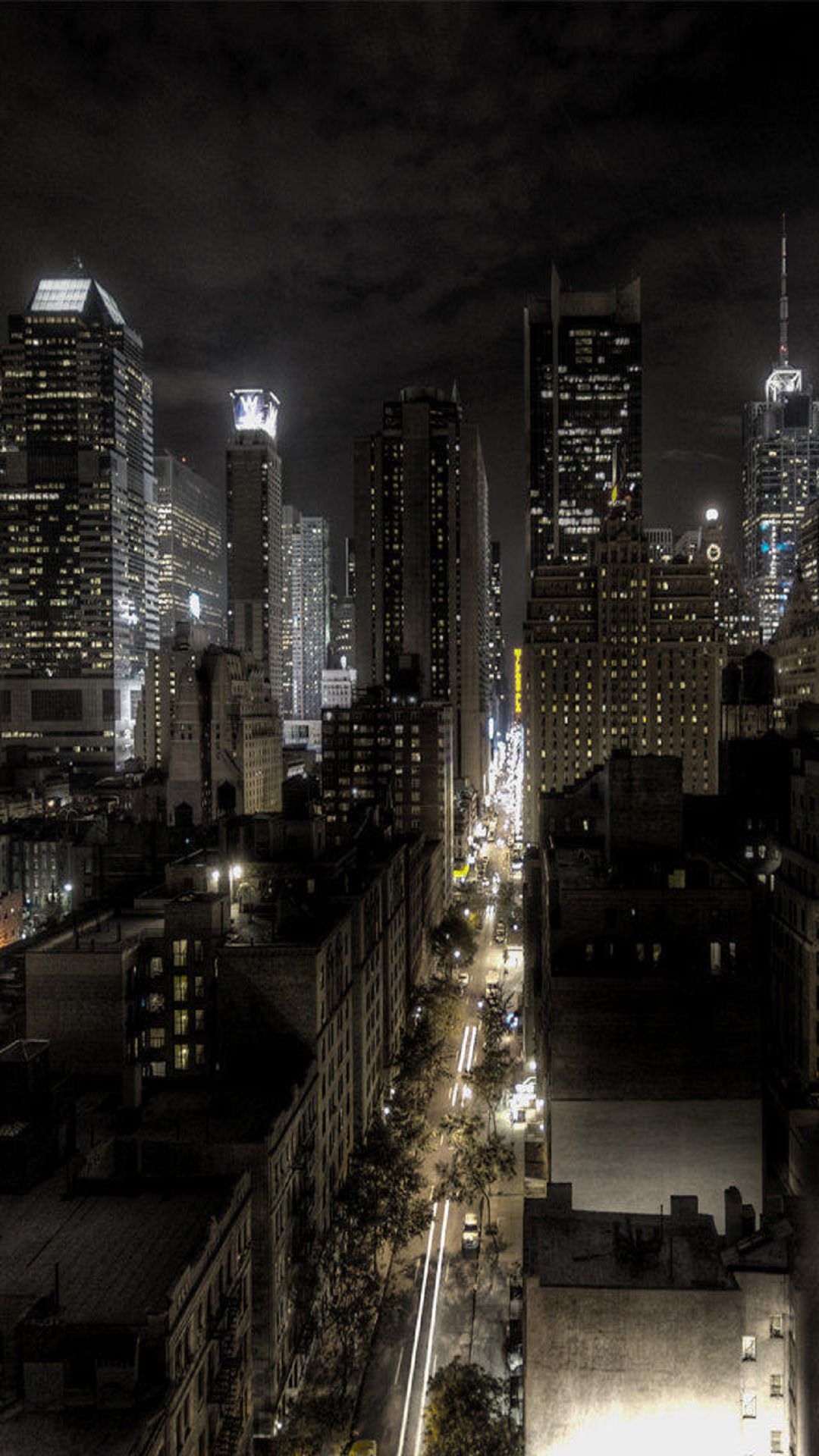City Night Hd Iphone Wallpper - HD Wallpaper 