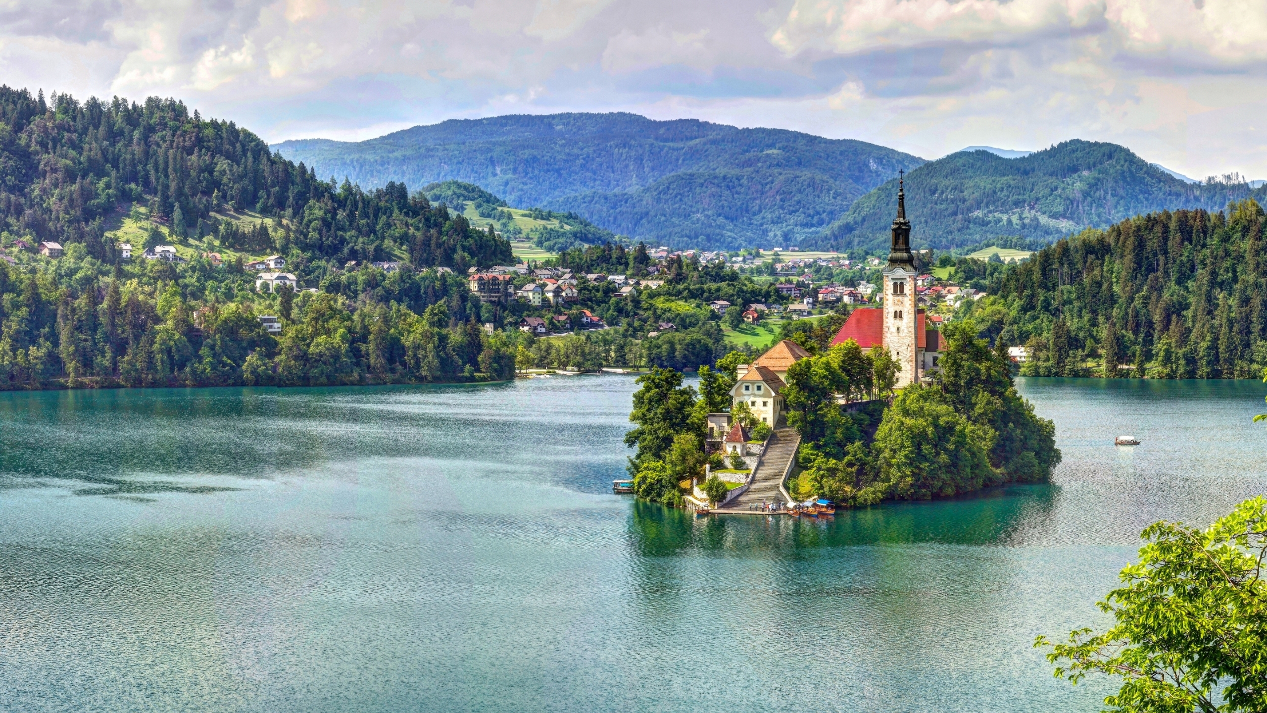 Lake Bled Phone Background - HD Wallpaper 