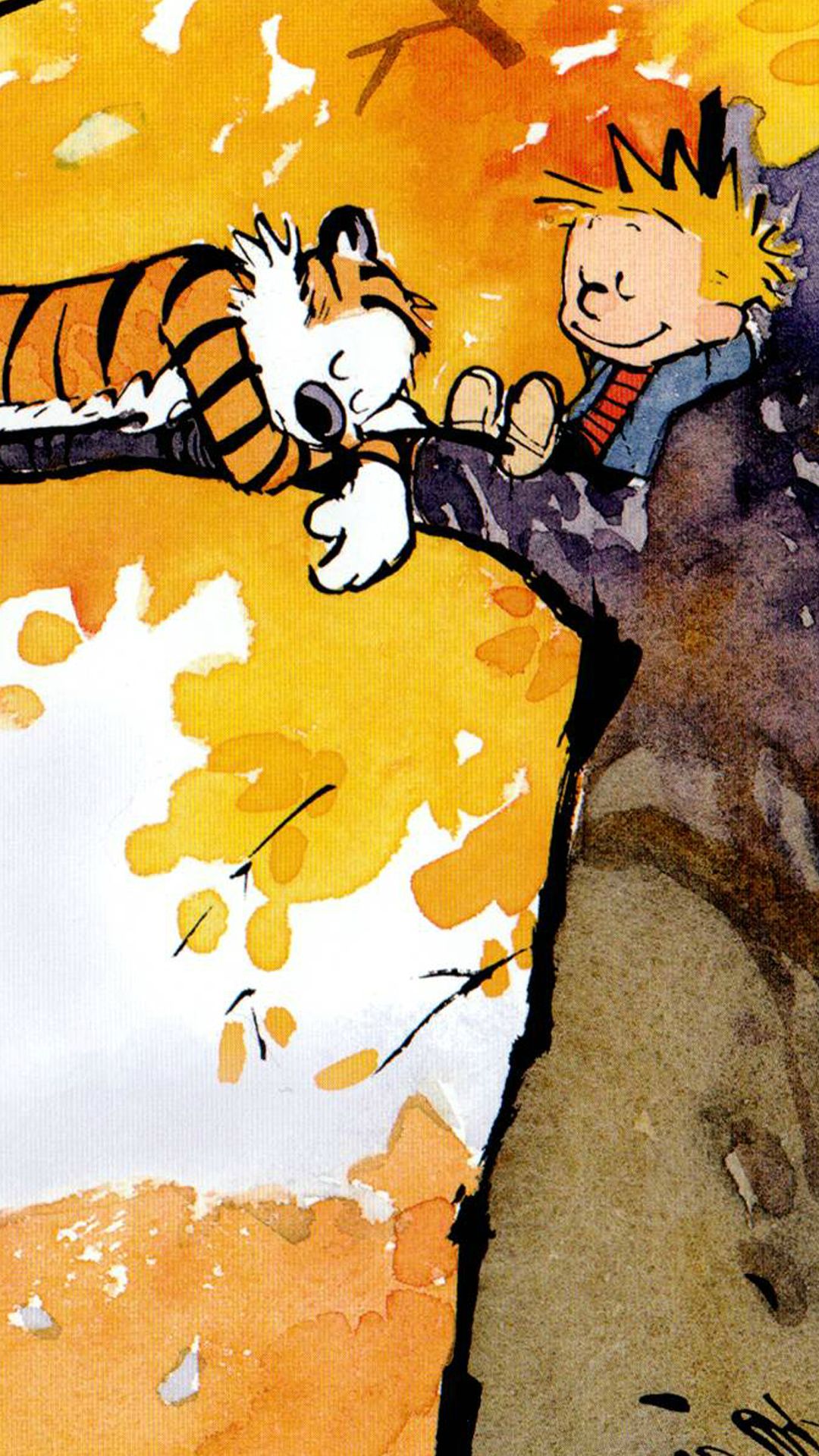 Calvin And Hobbes Phone - HD Wallpaper 