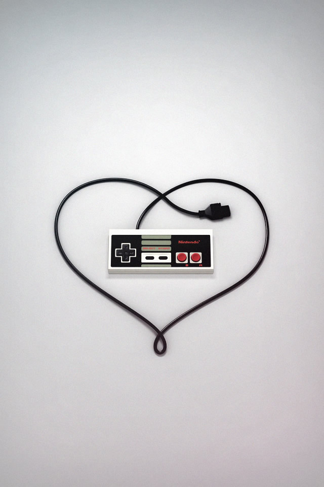 Super Creative Wallpapers - Nes Controller Love - HD Wallpaper 