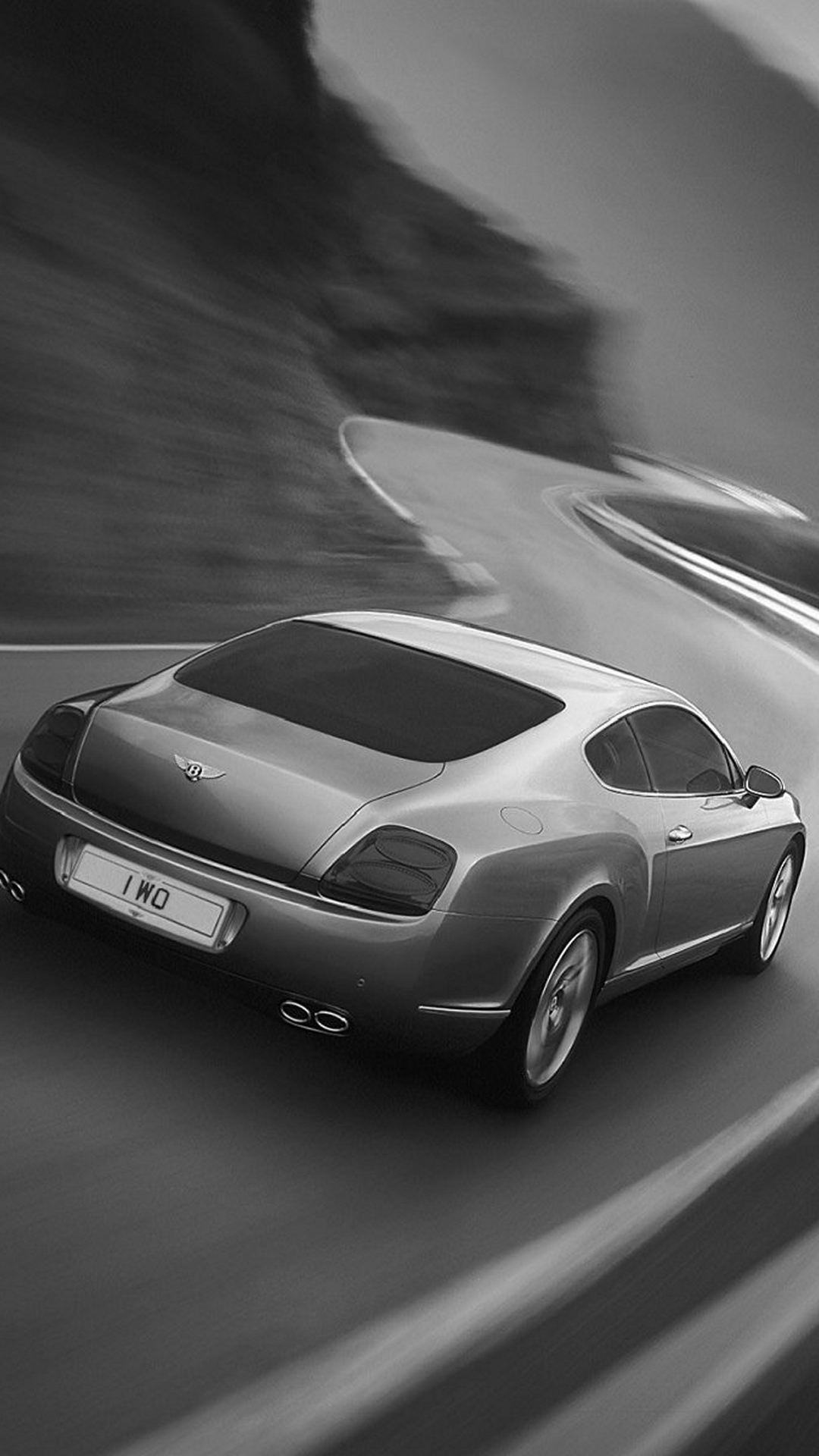 Black And White Iphone Wallpaper - Bentley Continental Wallpaper Phone - HD Wallpaper 