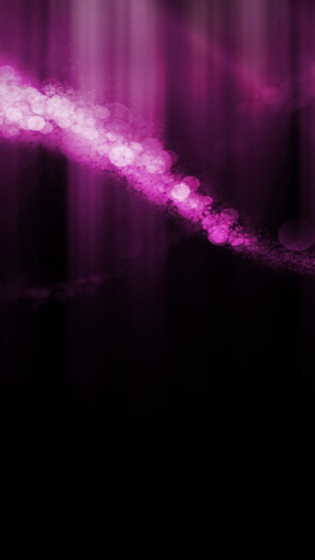 Purple Wave, Circles, Vertical Light - Black - HD Wallpaper 