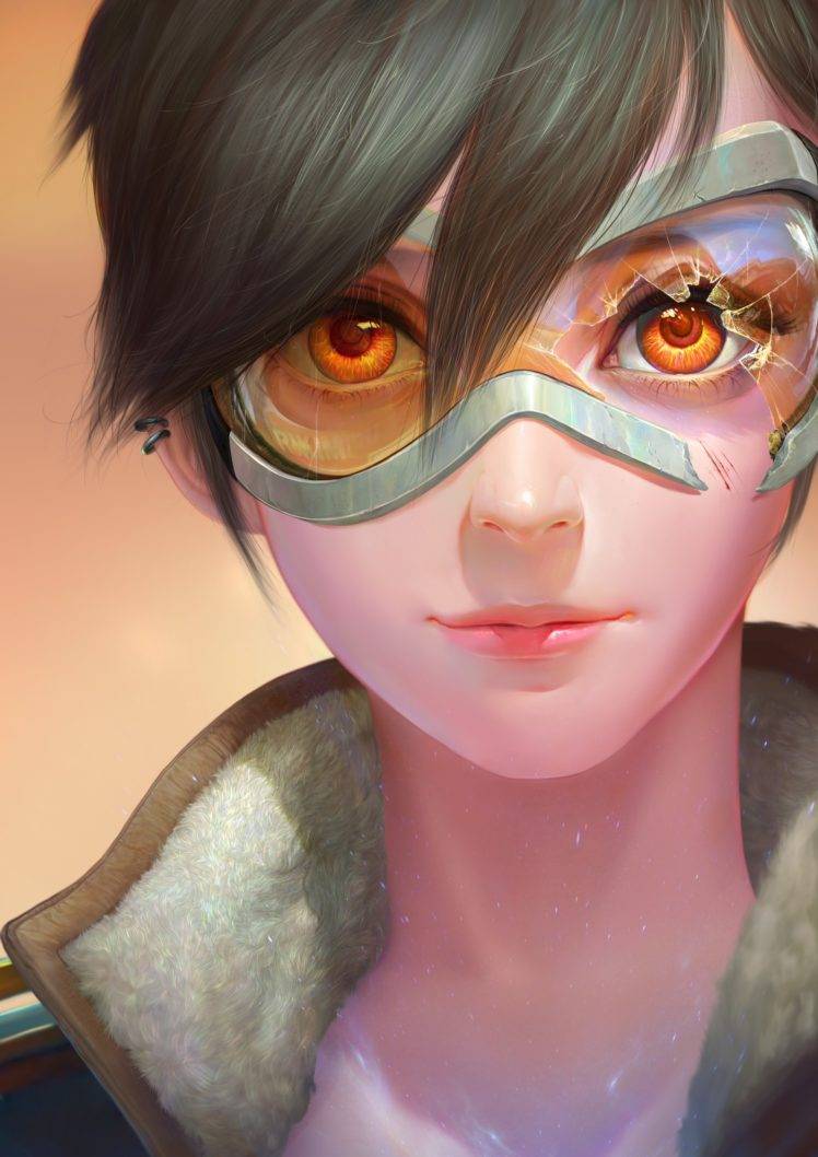 Tracer Broken Goggles - HD Wallpaper 