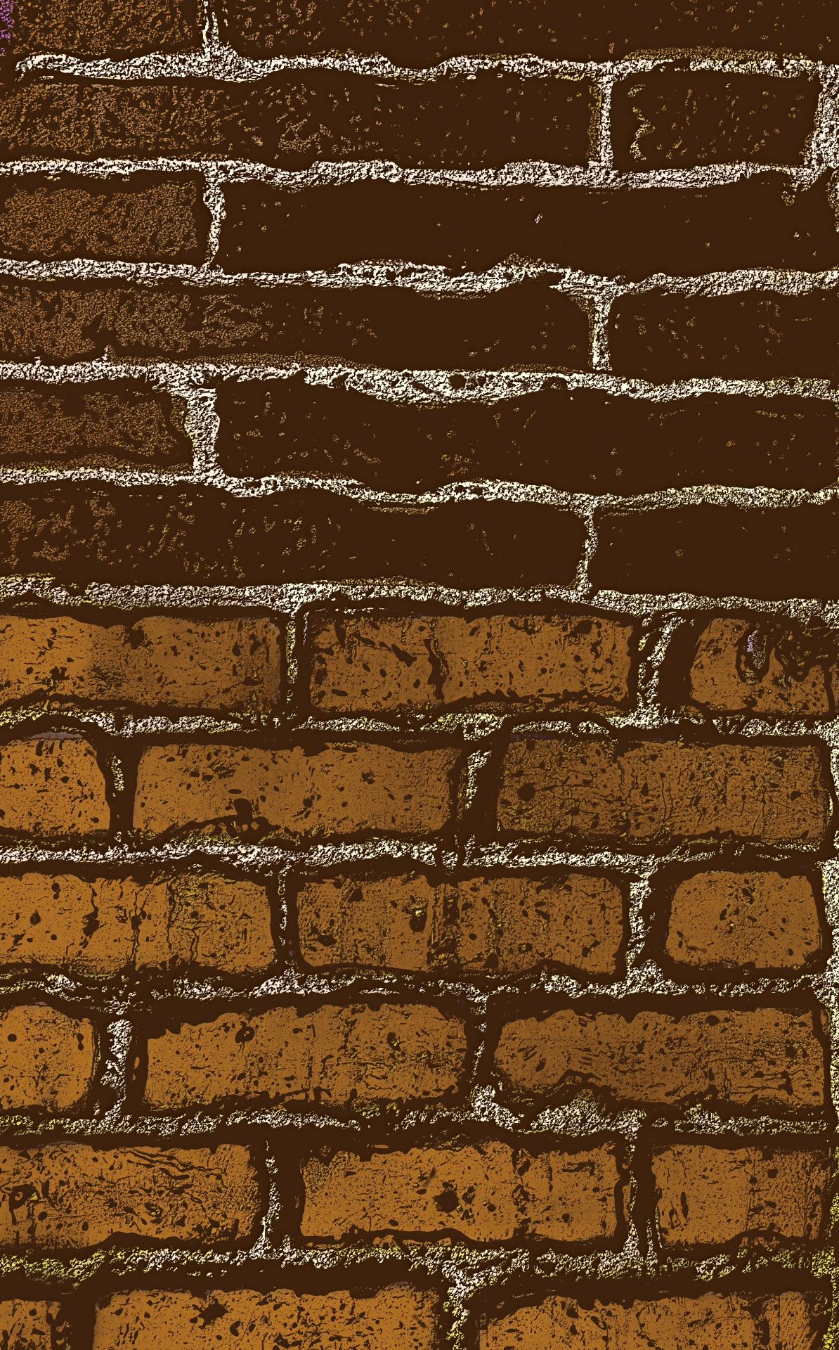 Brown Brick Wall Background Vertical - HD Wallpaper 